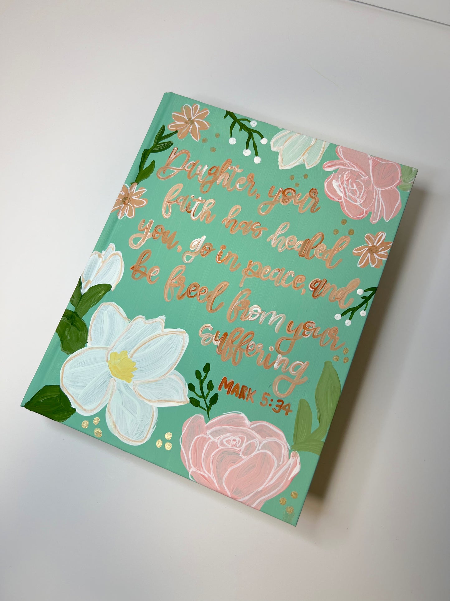 Customizable Hand Painted Bible