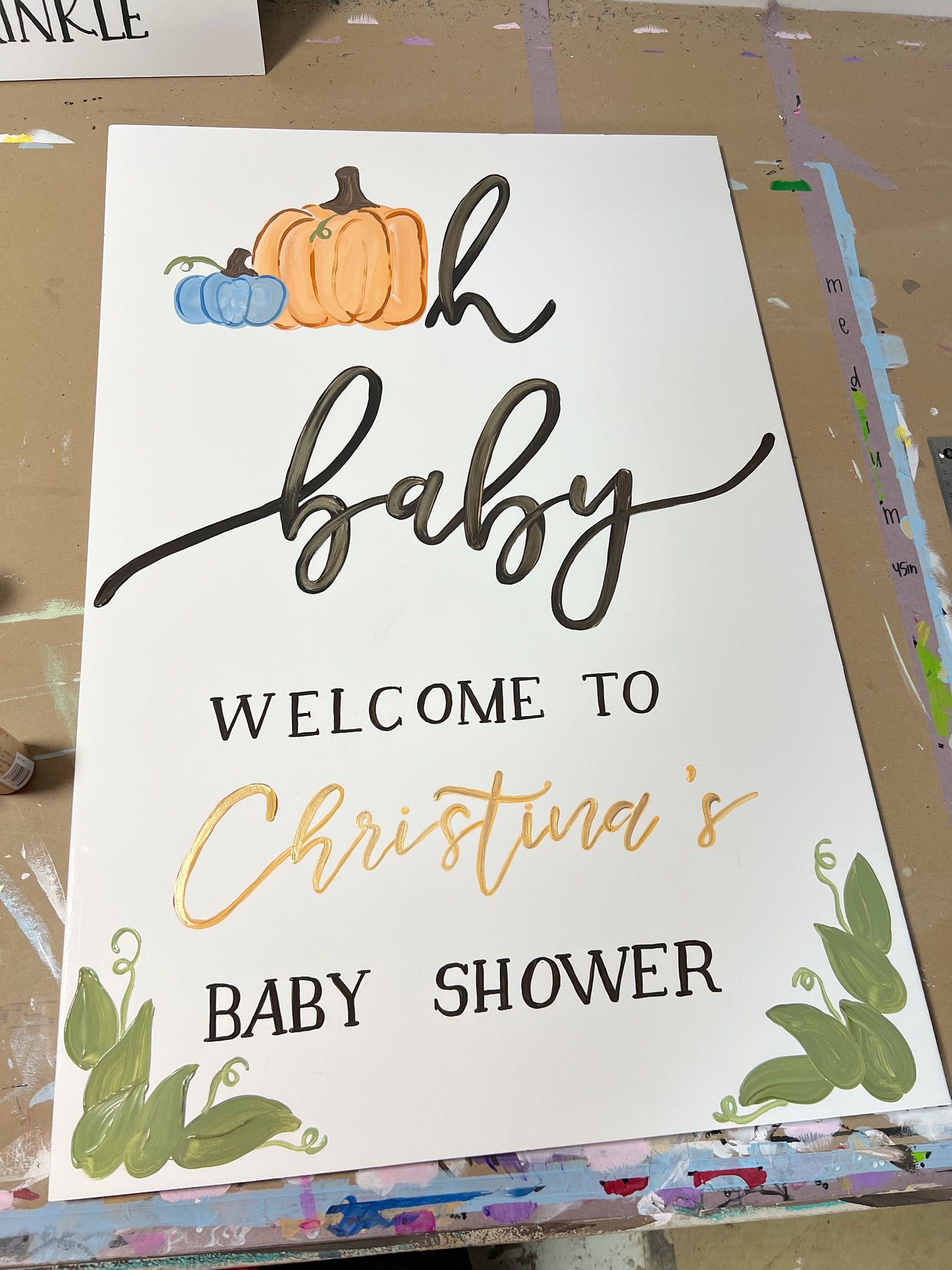 Customizable Hard Board Sign