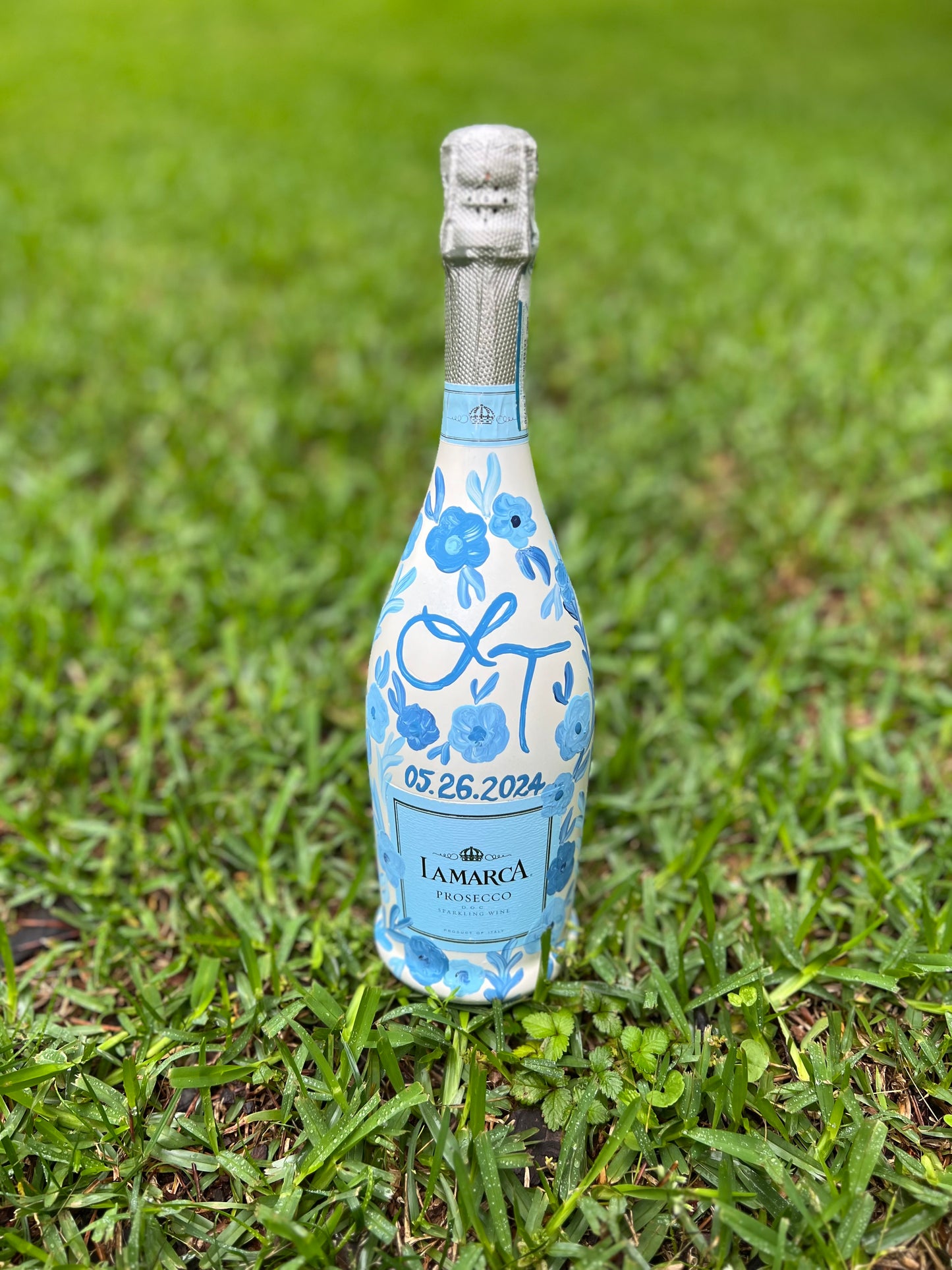 Customizable Celebratory Champagne Bottles