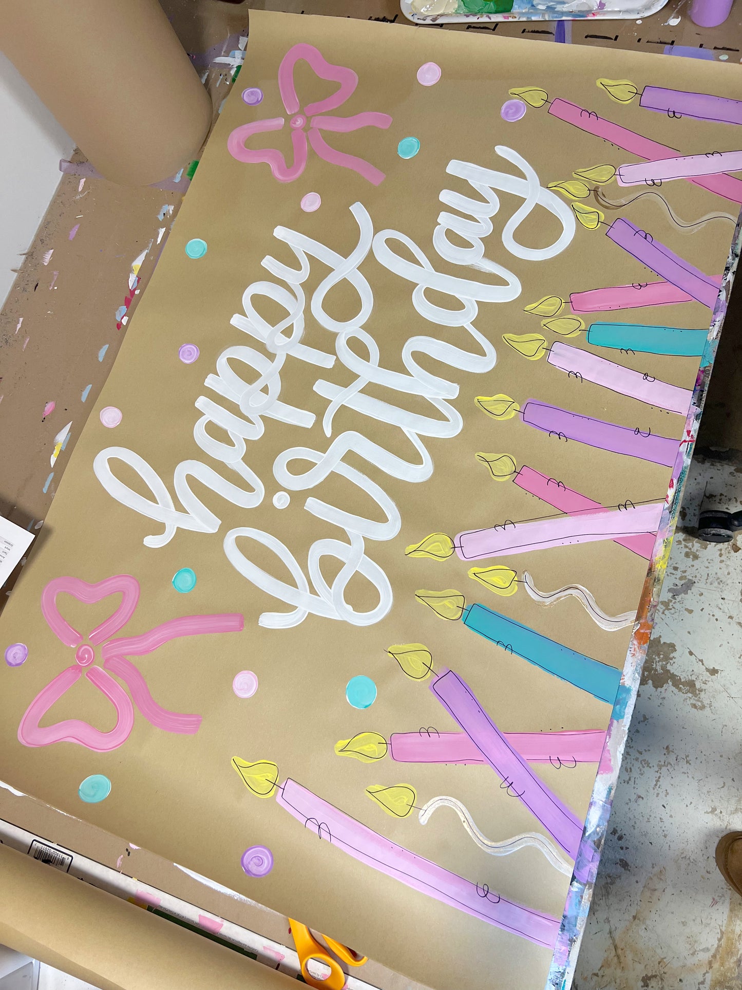 Happy Birthday Candles #1 - Ready To Ship Banner