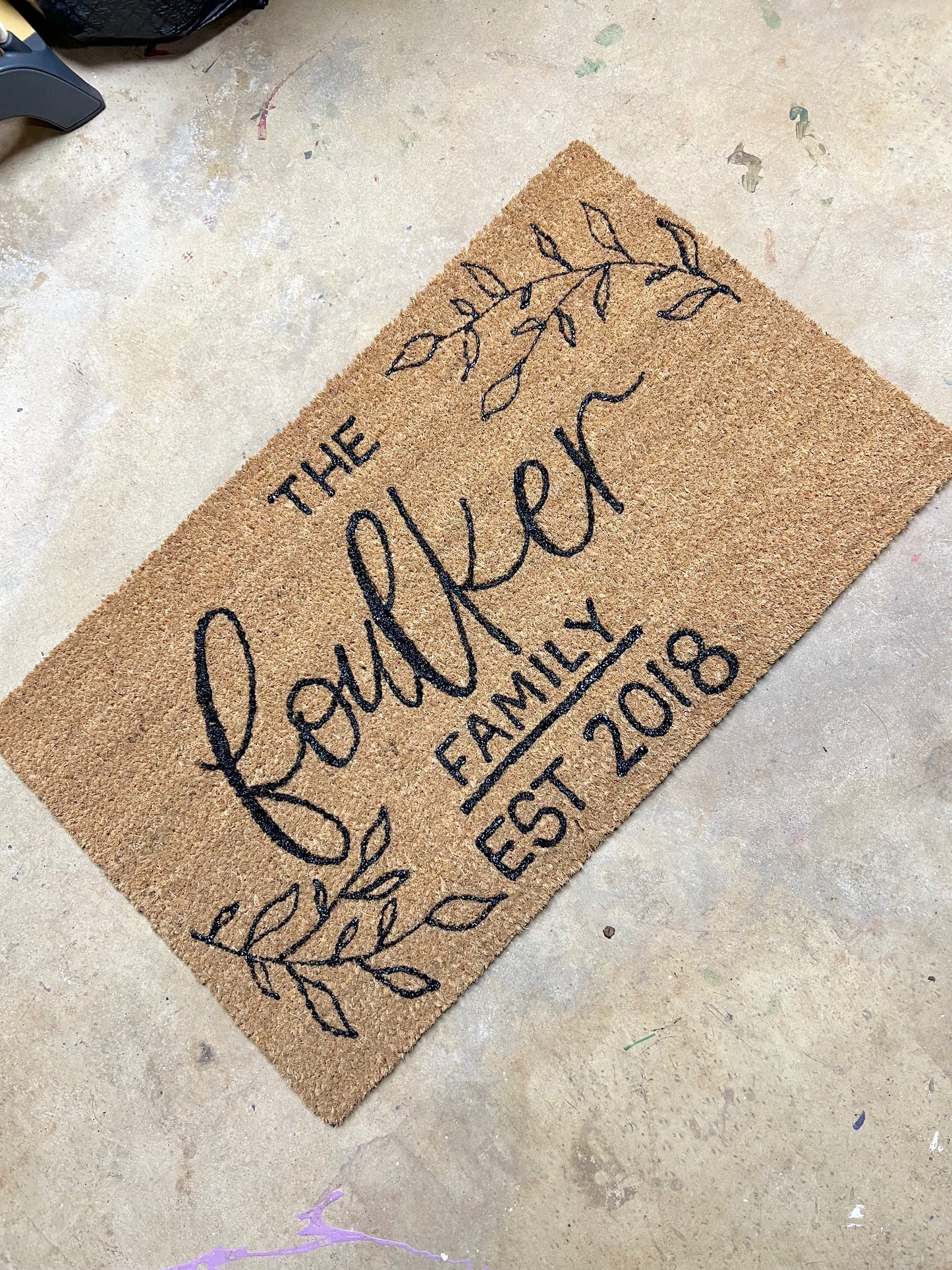 Customizable Doormat