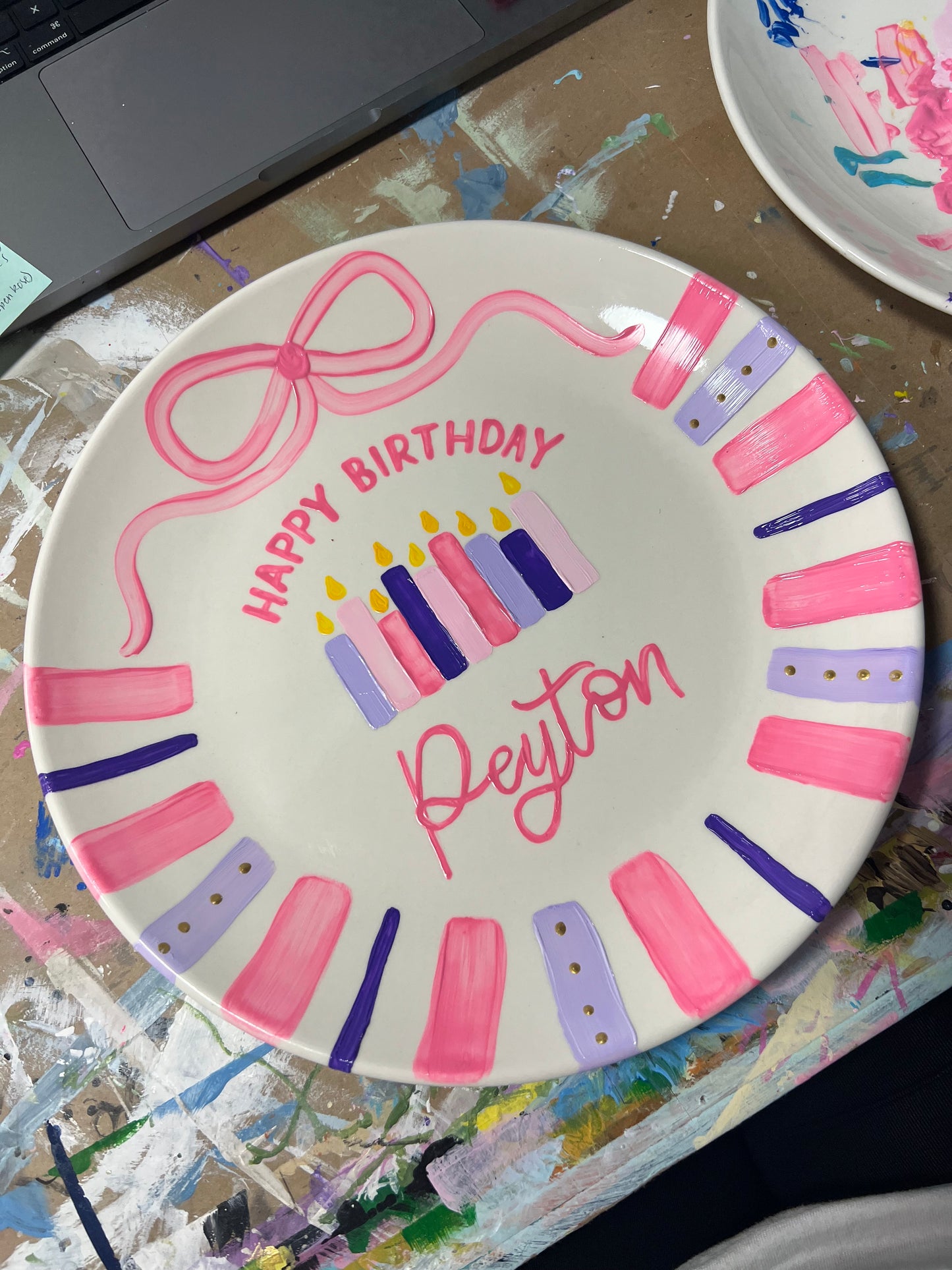 Customizable Celebratory Plate