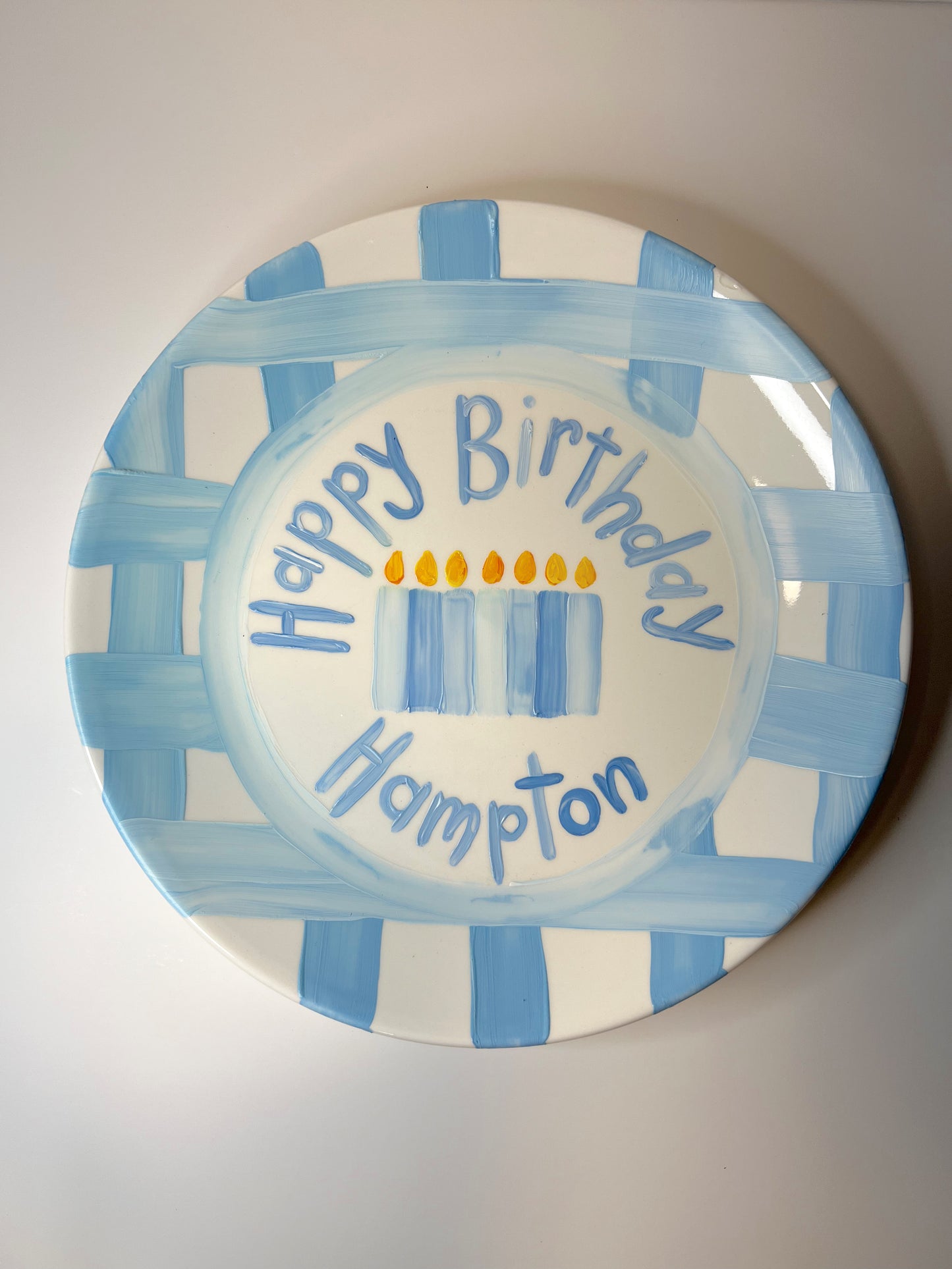 Customizable Celebratory Plate
