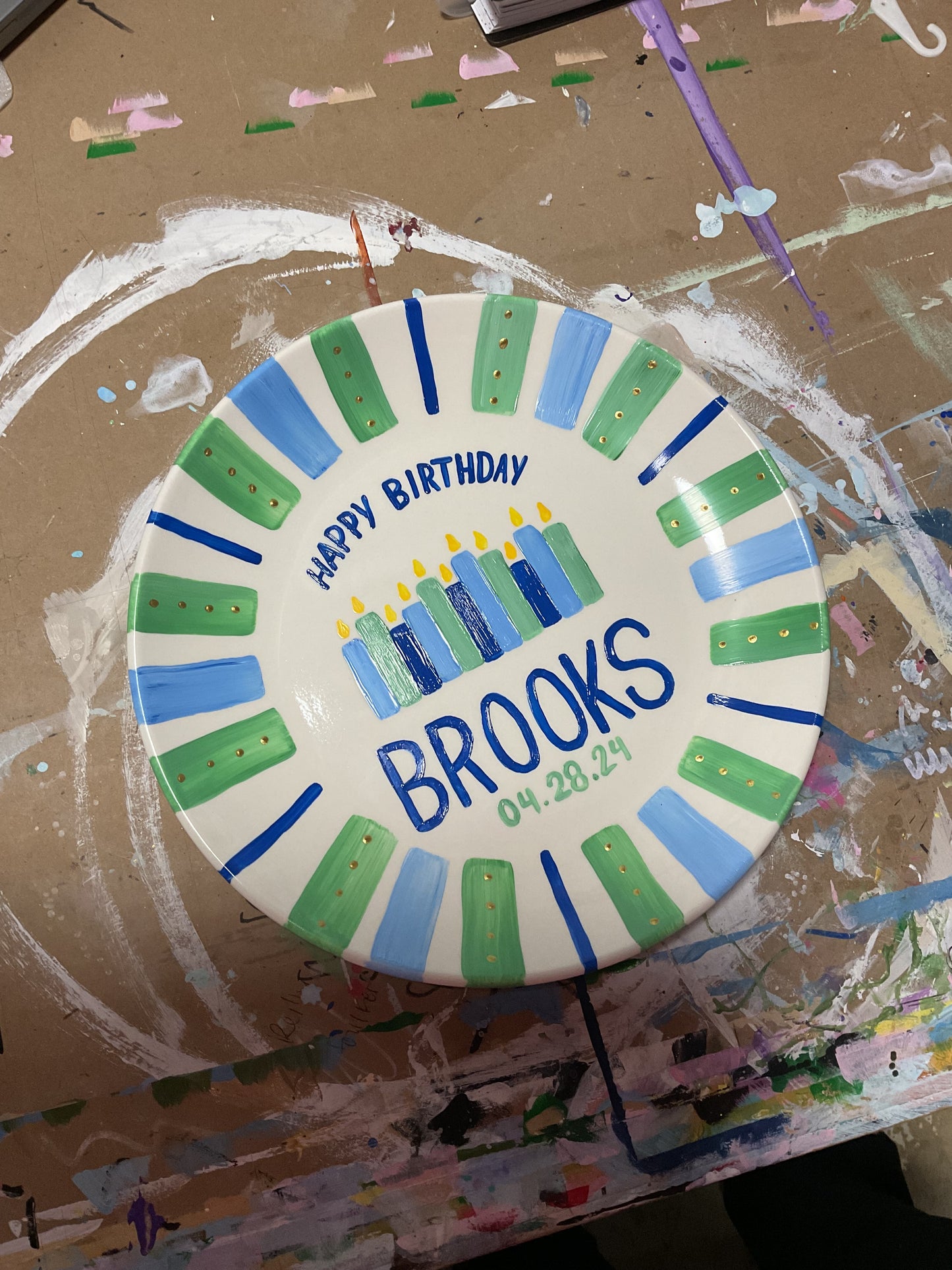 Customizable Celebratory Plate