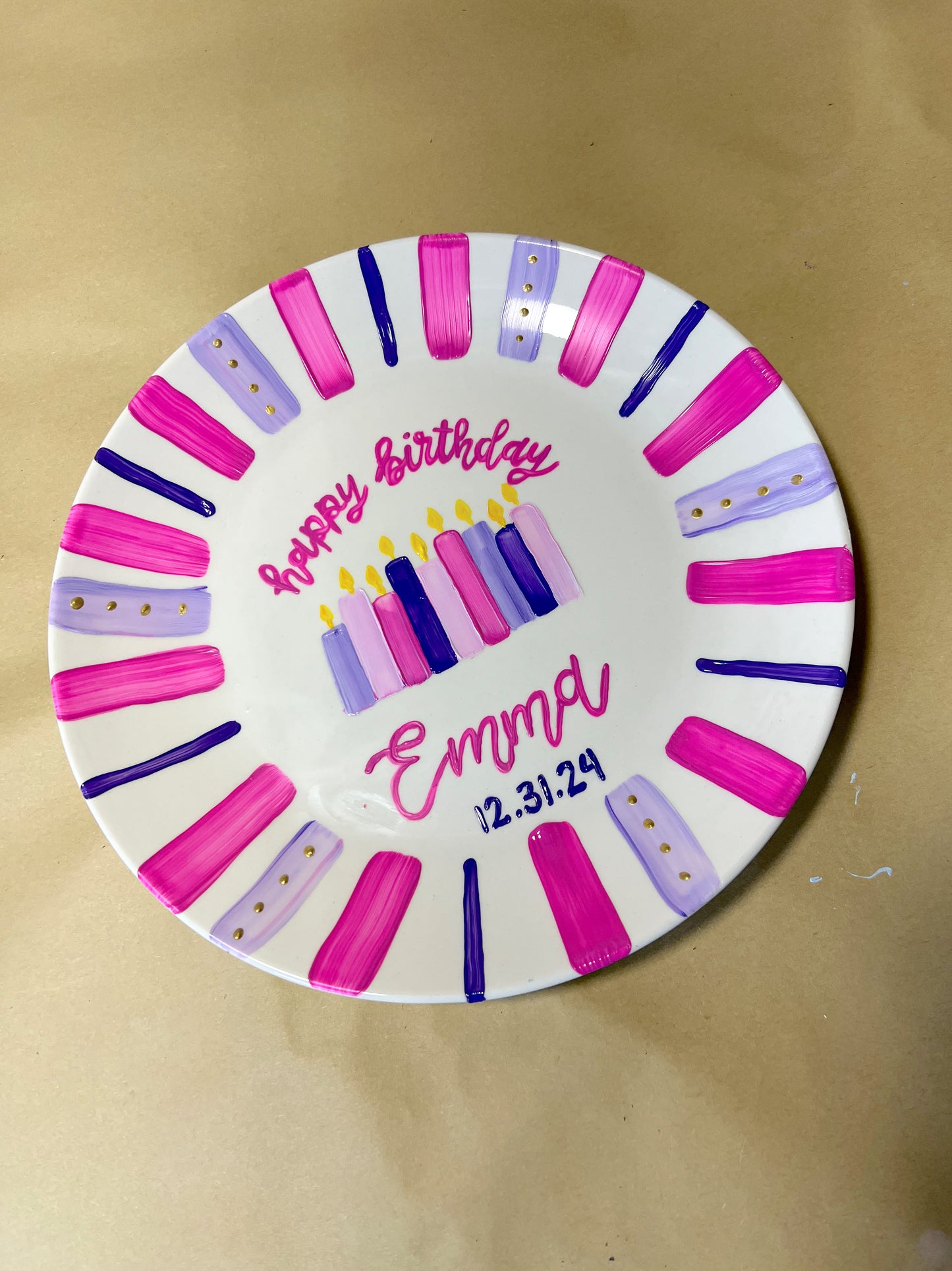 Customizable Celebratory Plate