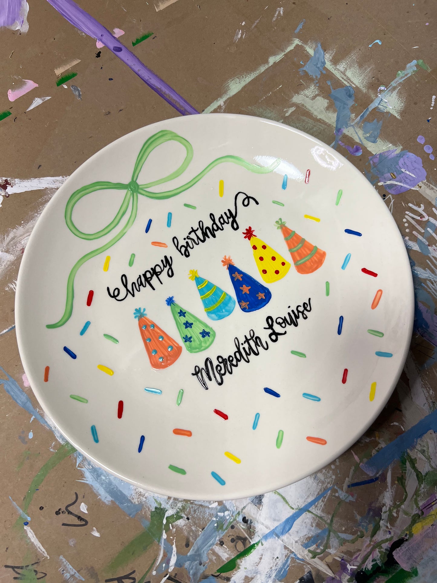 Customizable Celebratory Plate