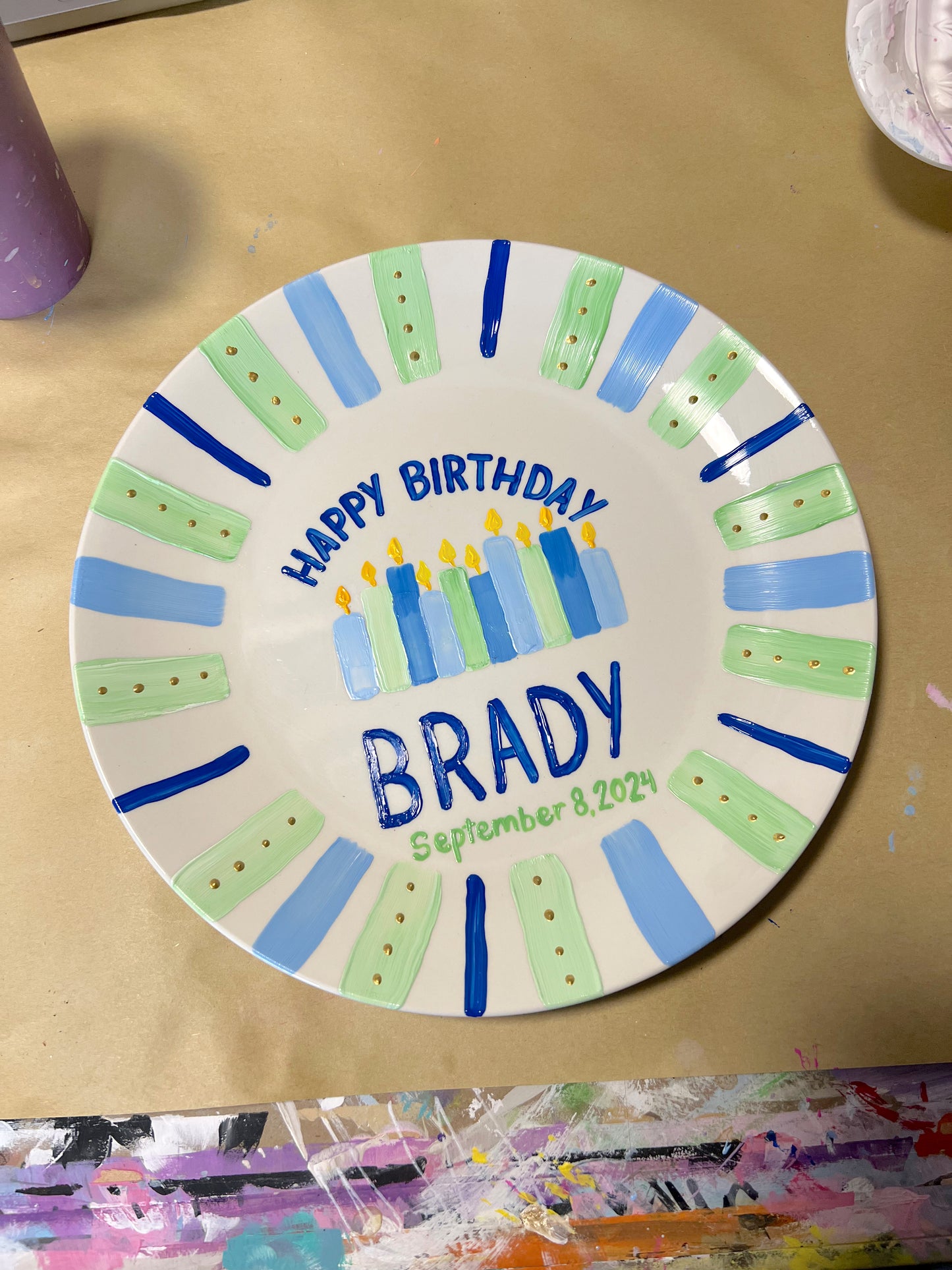 Customizable Celebratory Plate