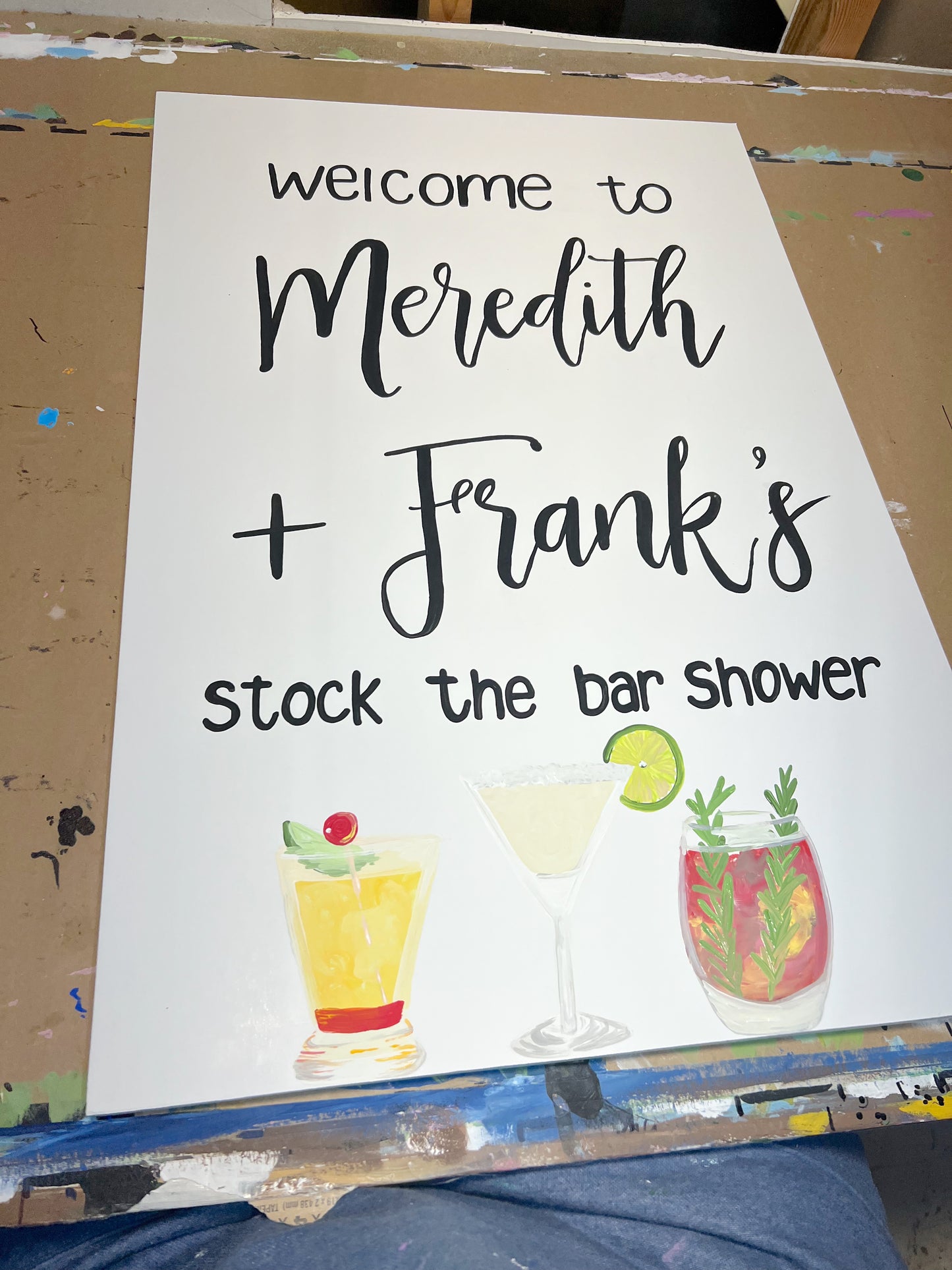 Customizable Hard Board Sign
