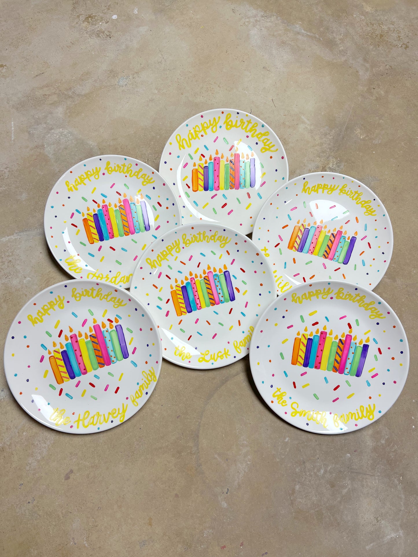 Customizable Celebratory Plate