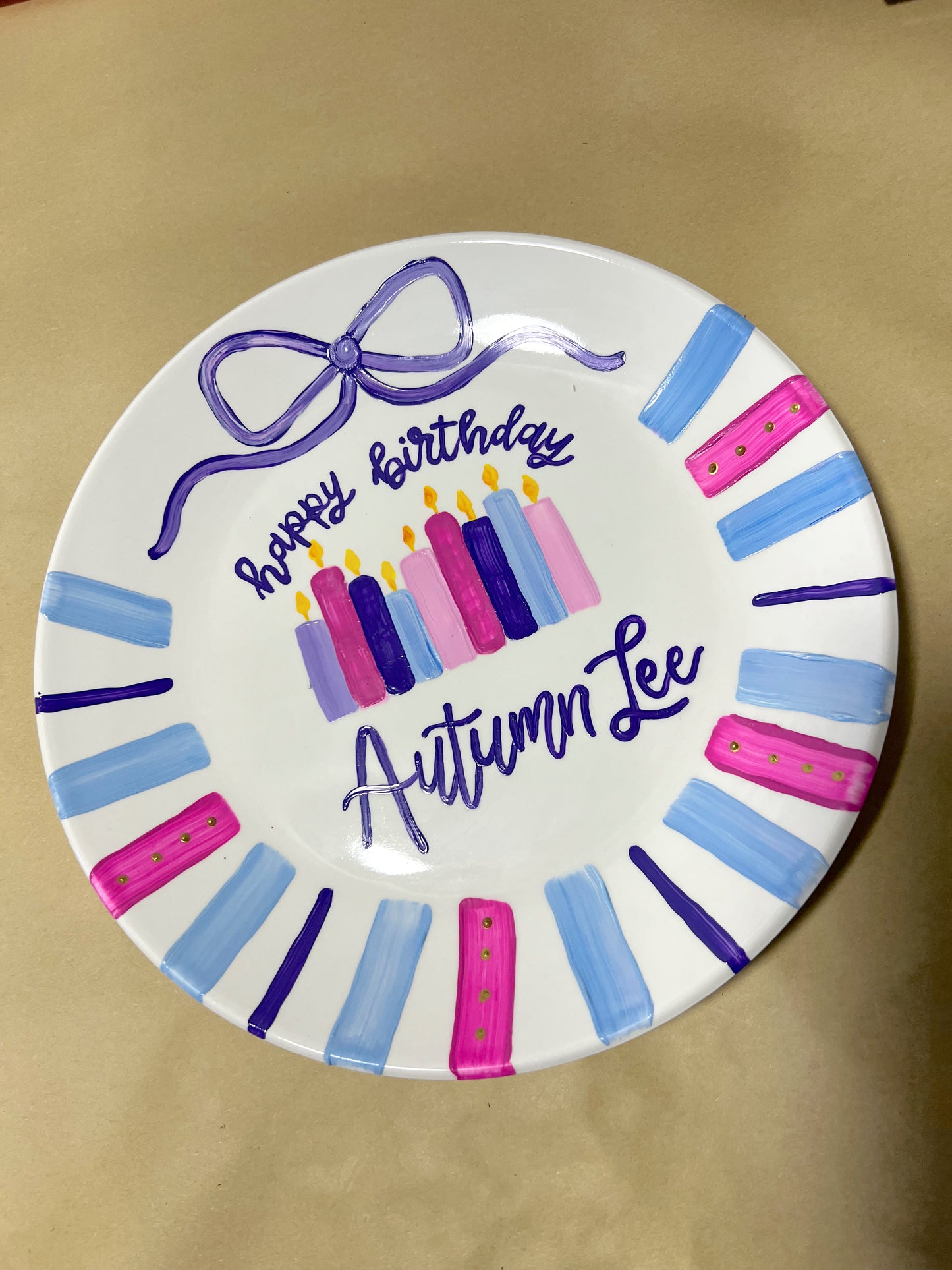 Customizable Celebratory Plate