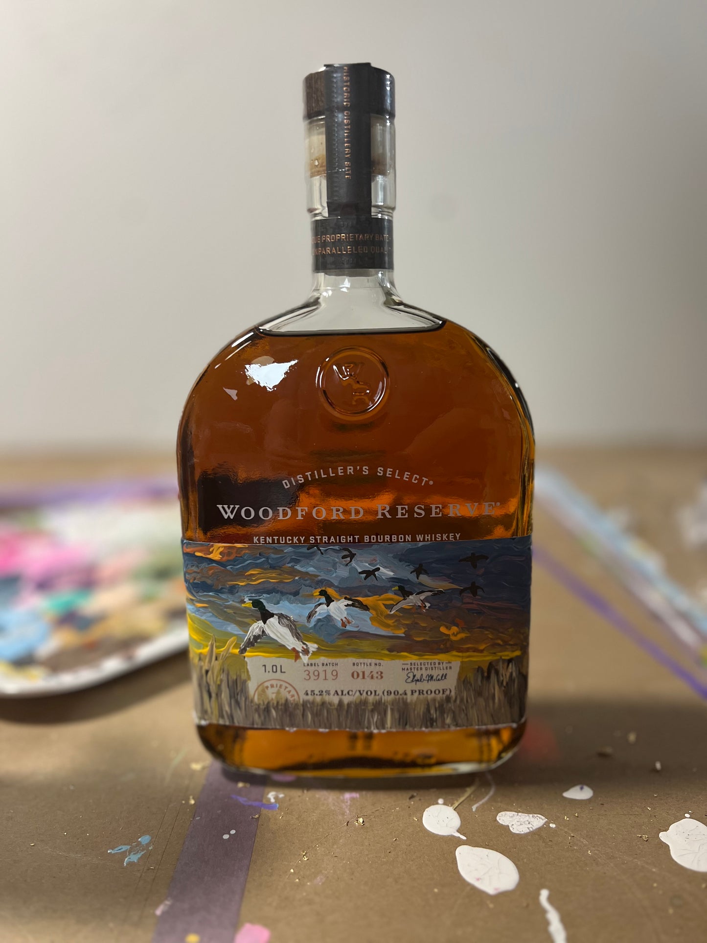 Customizable Celebratory Whiskey Bottle