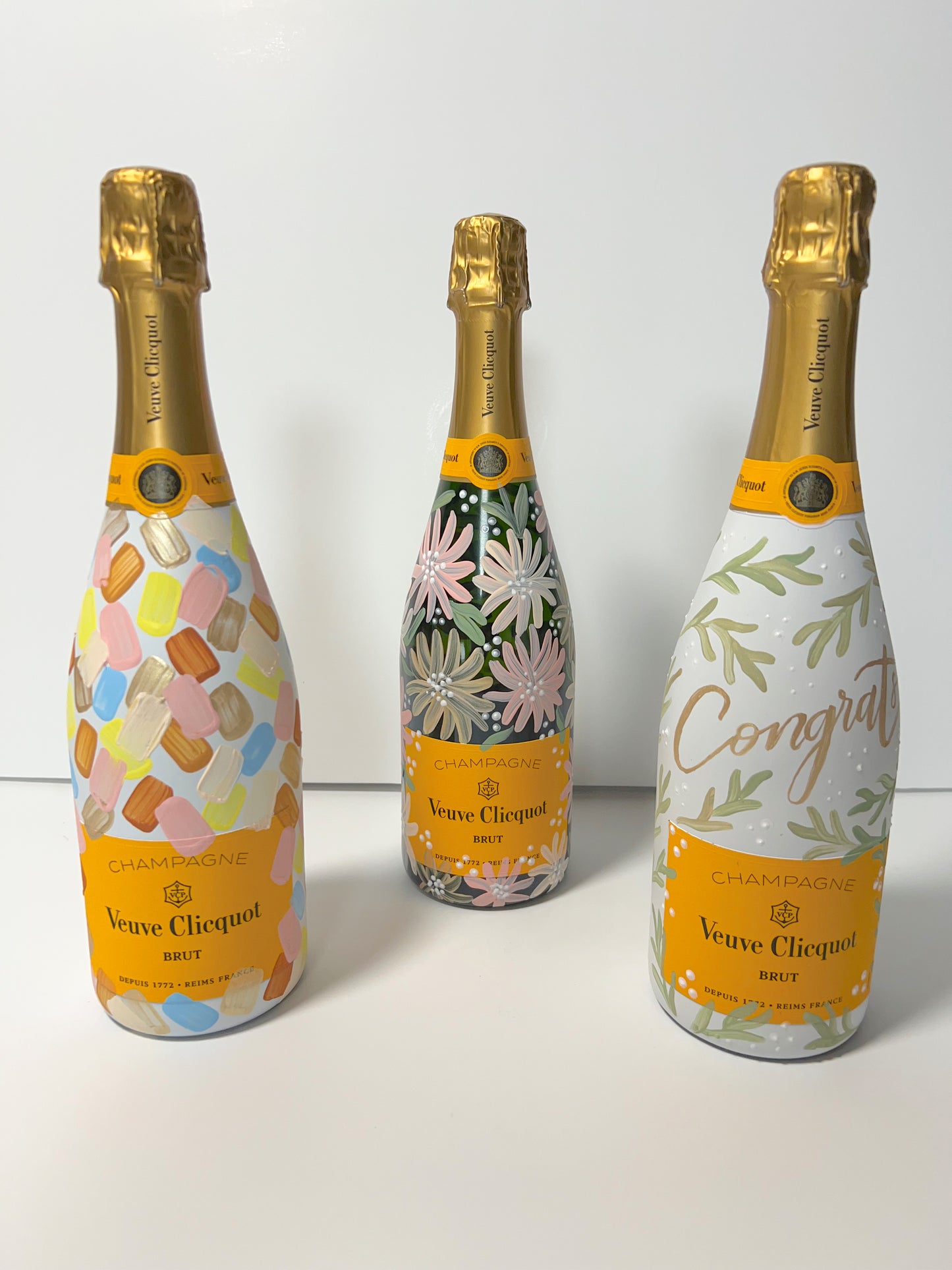 Customizable Celebratory Champagne Bottles