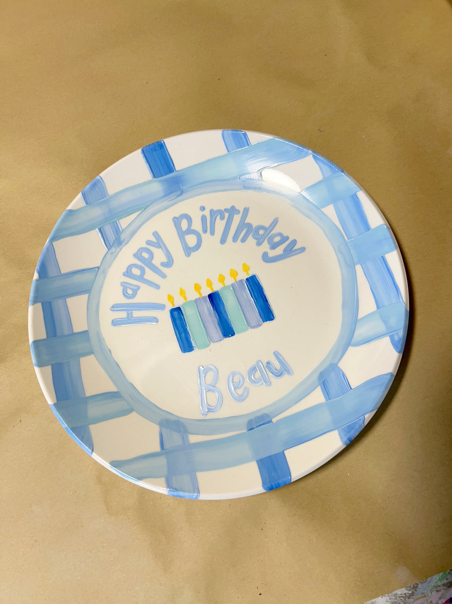 Customizable Celebratory Plate