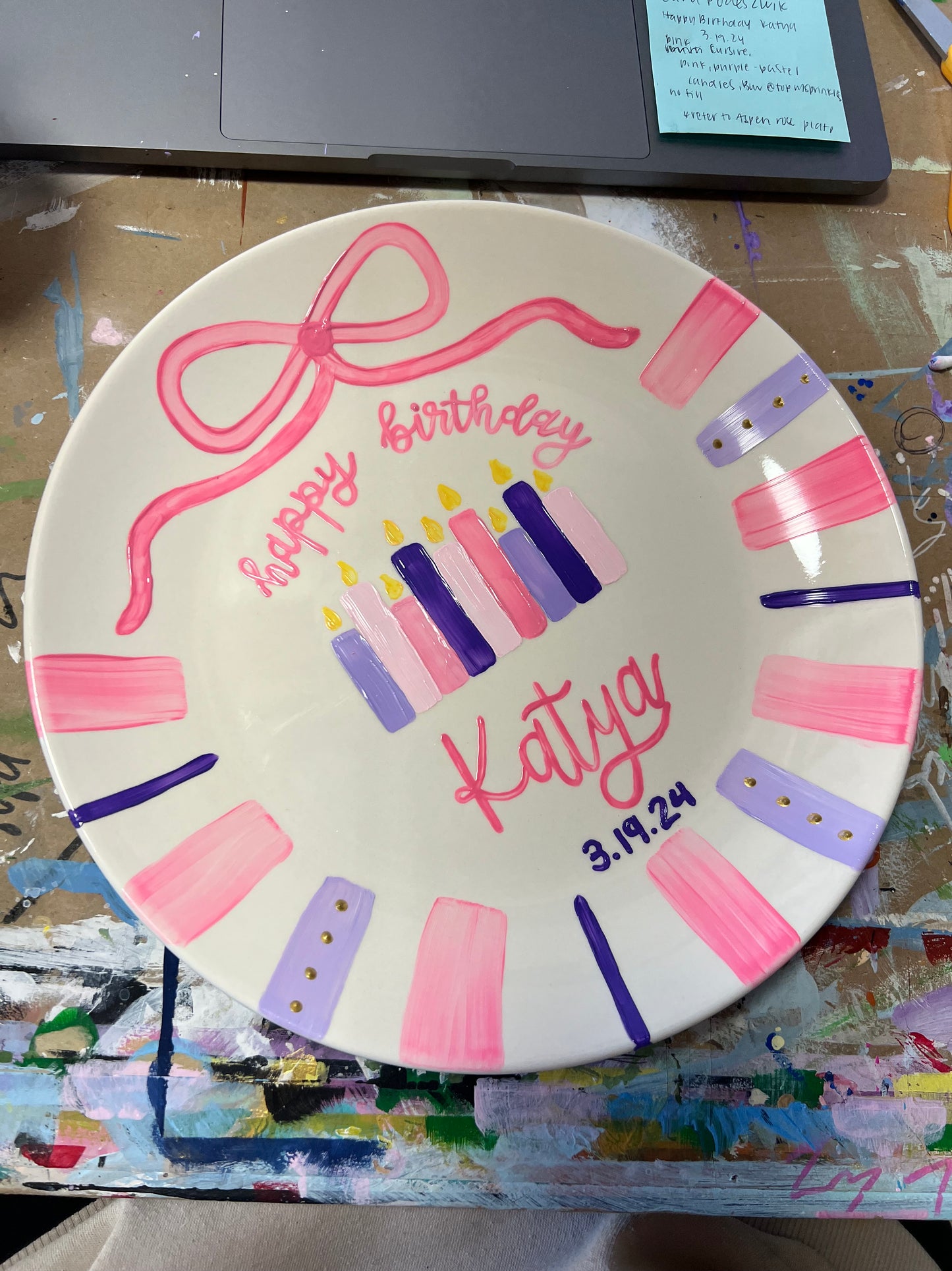 Customizable Celebratory Plate