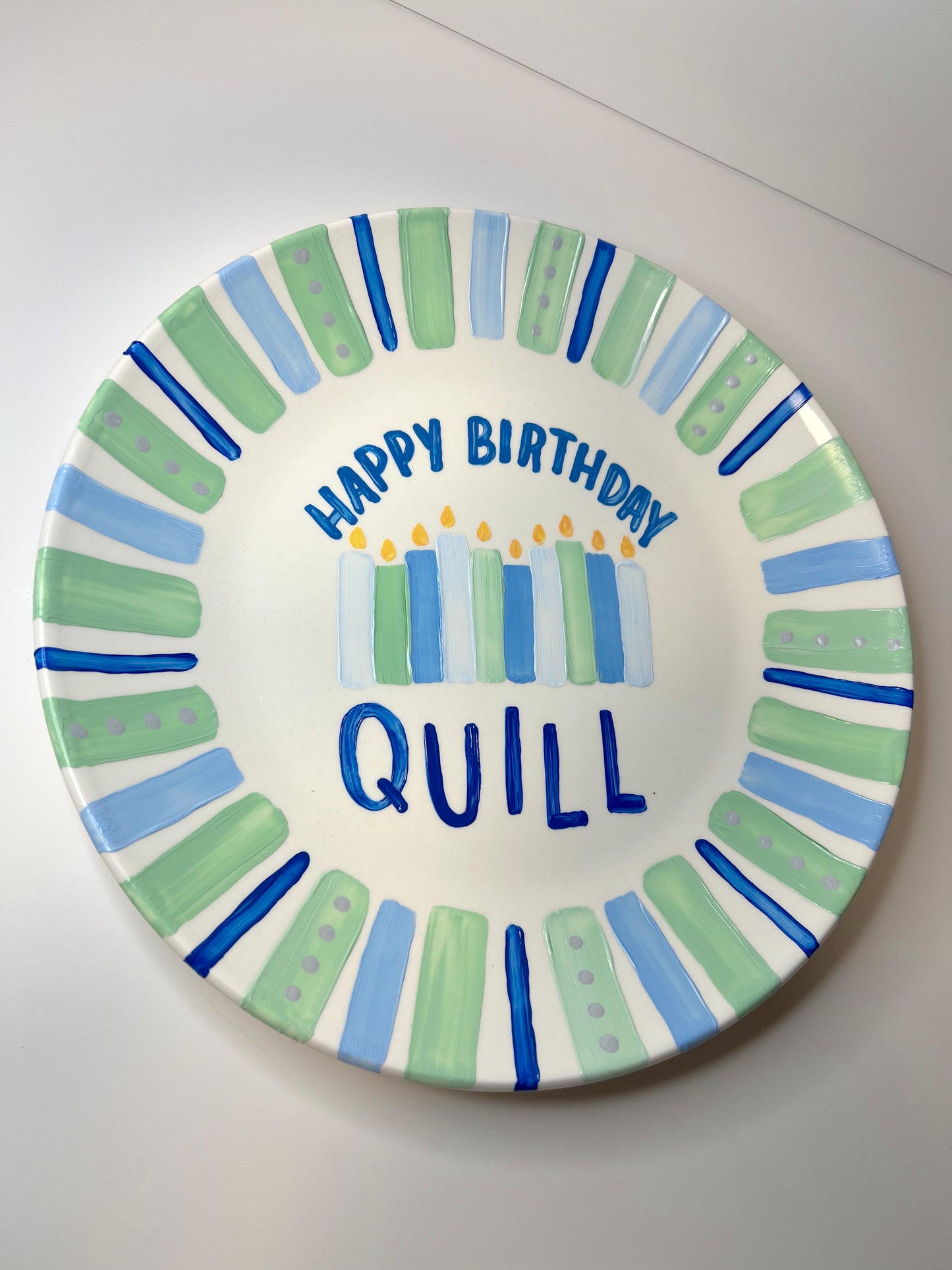 Customizable Celebratory Plate