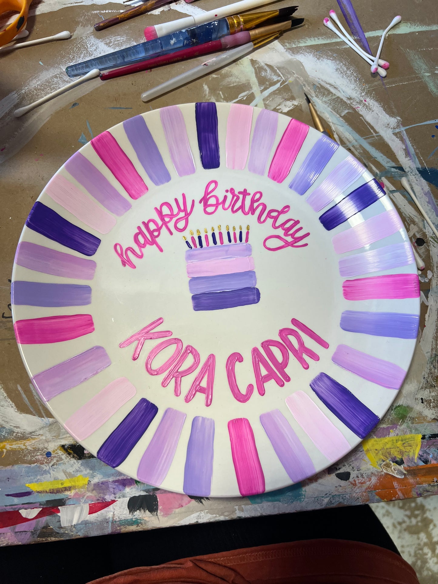 Customizable Celebratory Plate