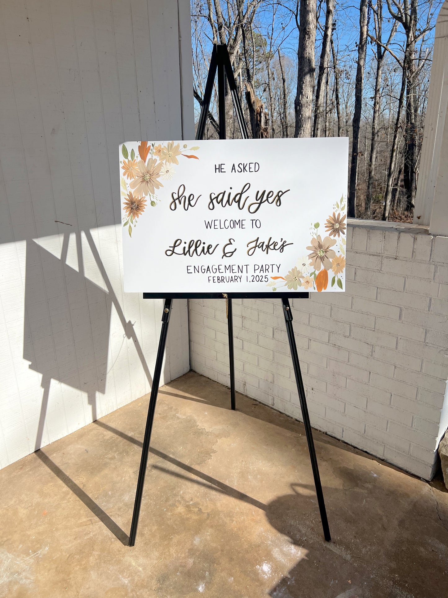 Customizable Hard Board Sign