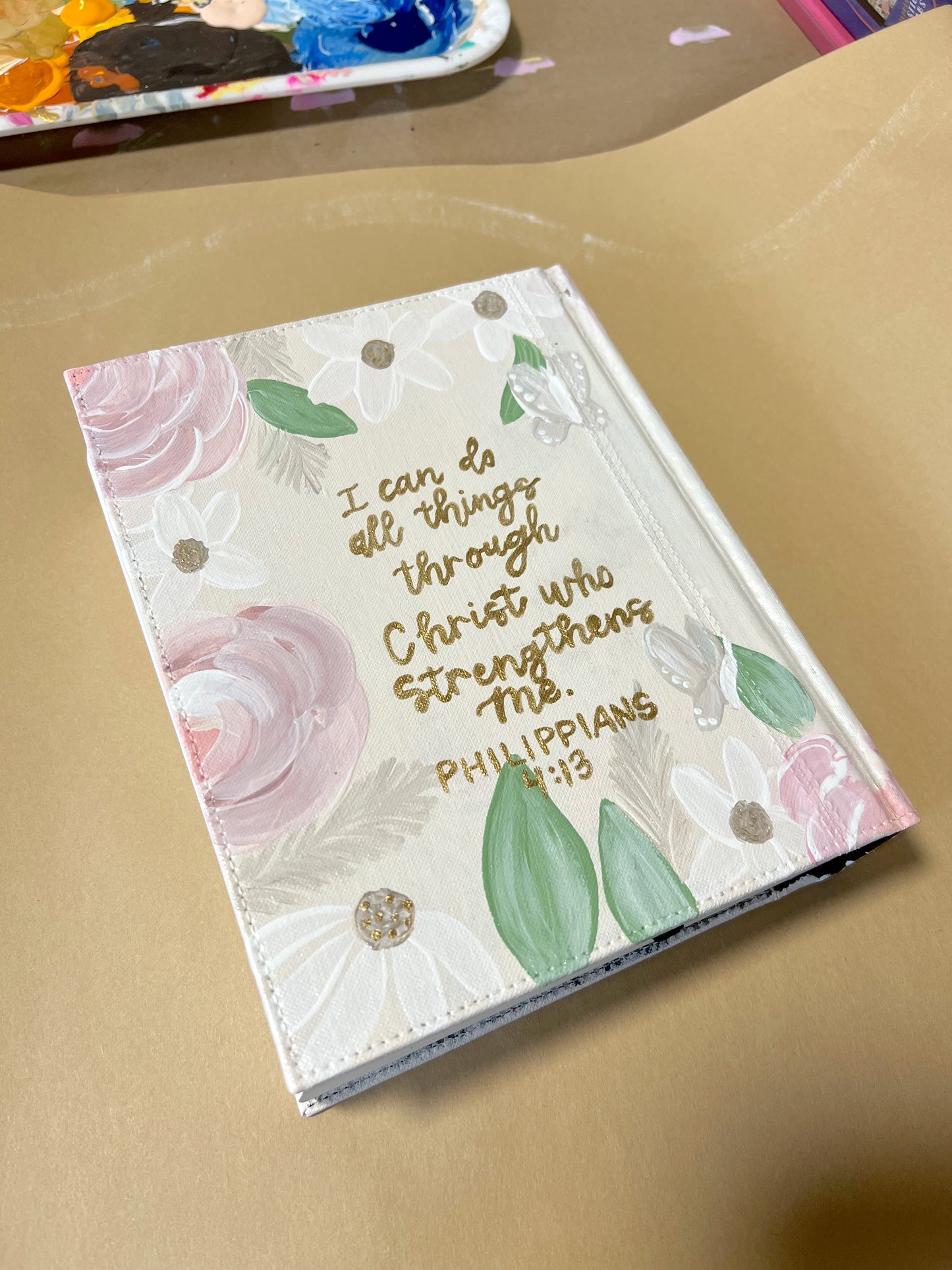 Customizable Hand Painted Bible