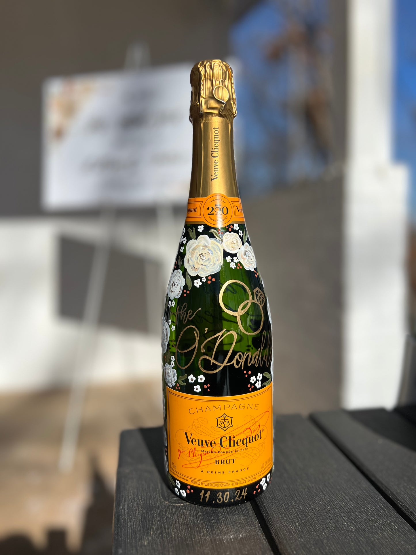 Customizable Celebratory Champagne Bottles