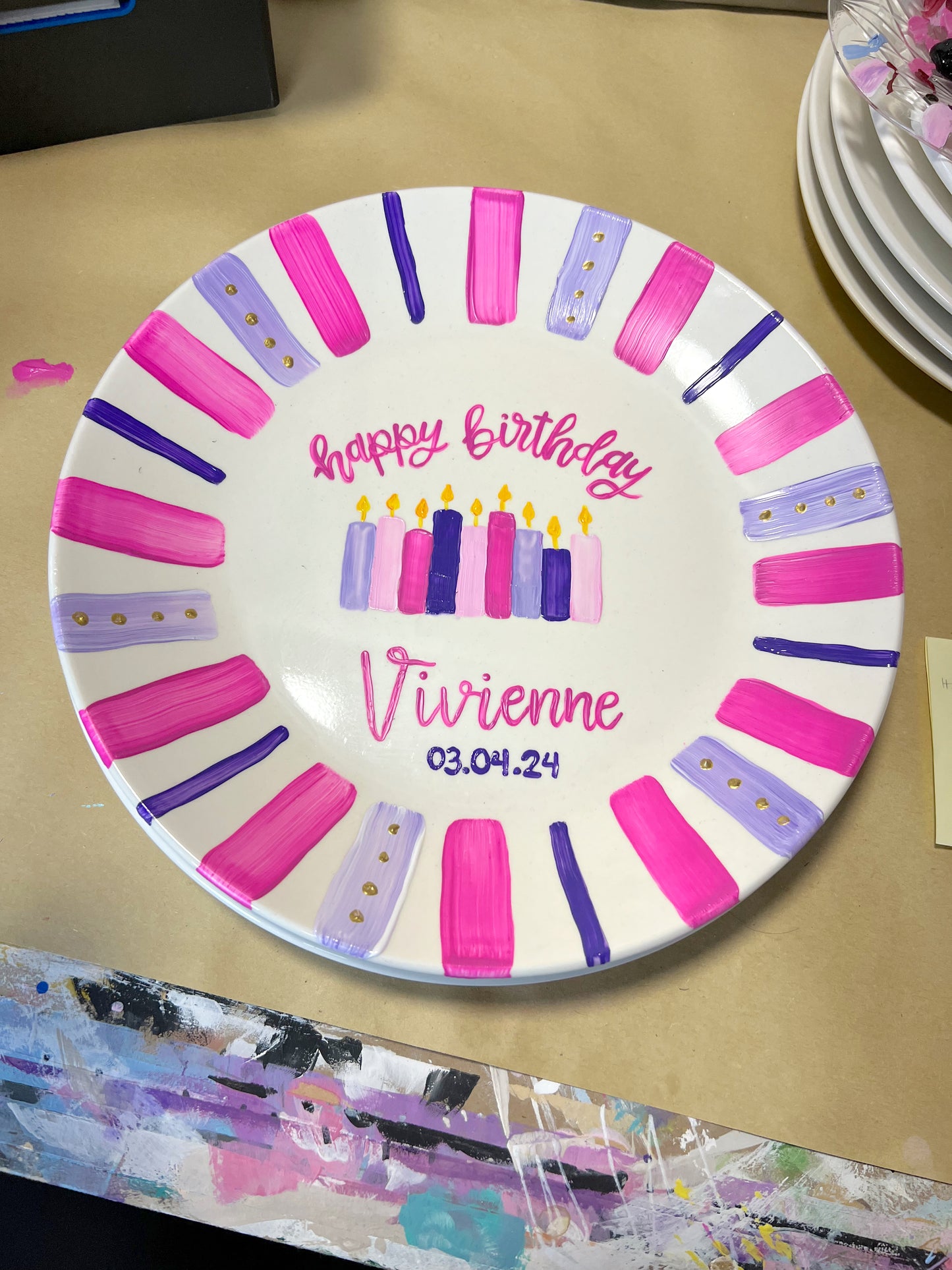 Customizable Celebratory Plate
