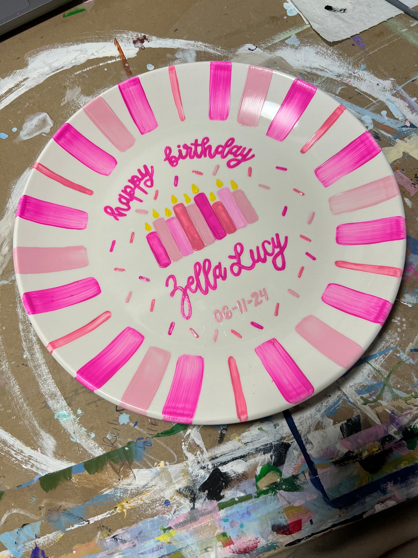 Customizable Celebratory Plate