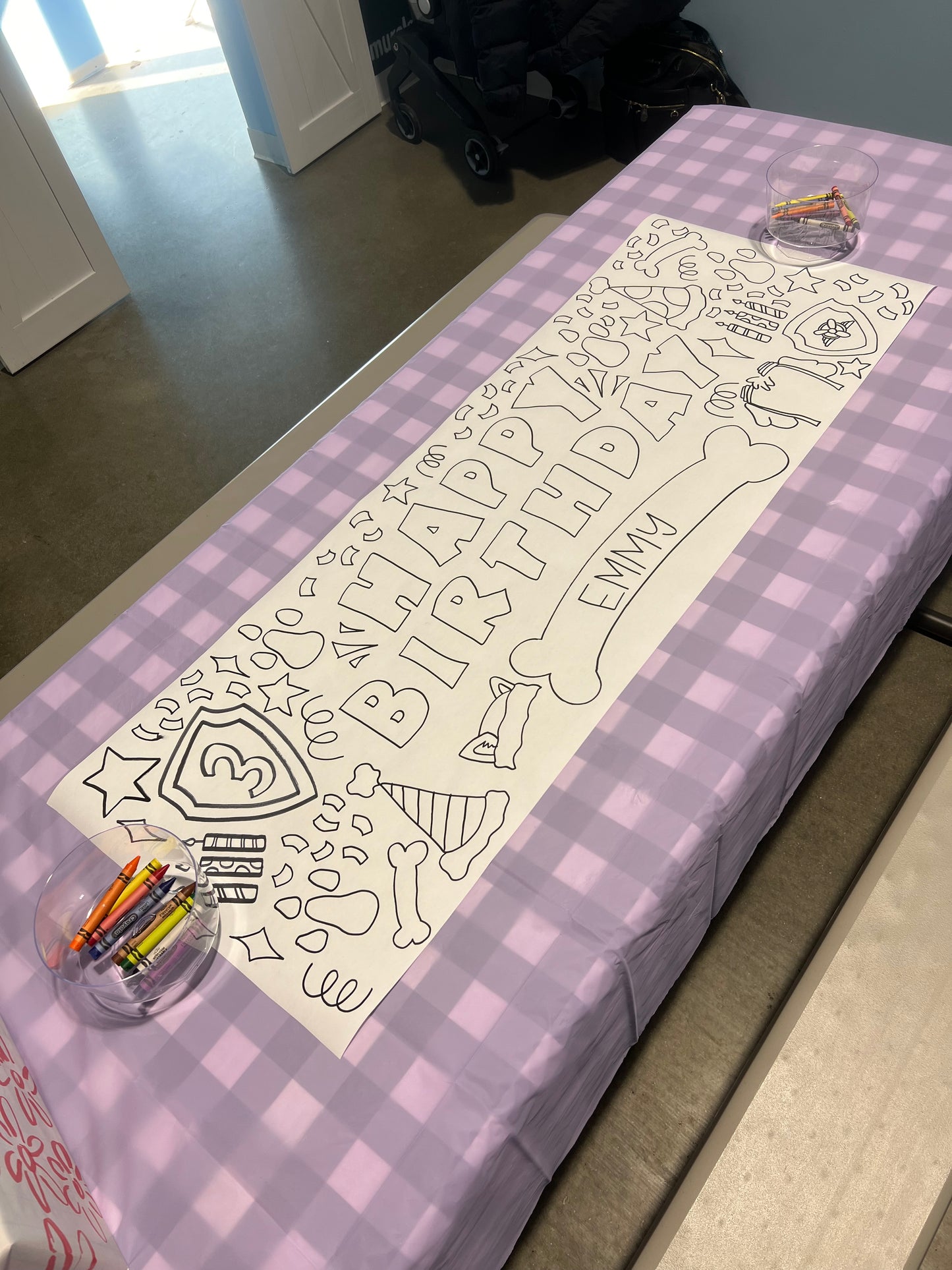 Jumbo Custom Coloring Sheet