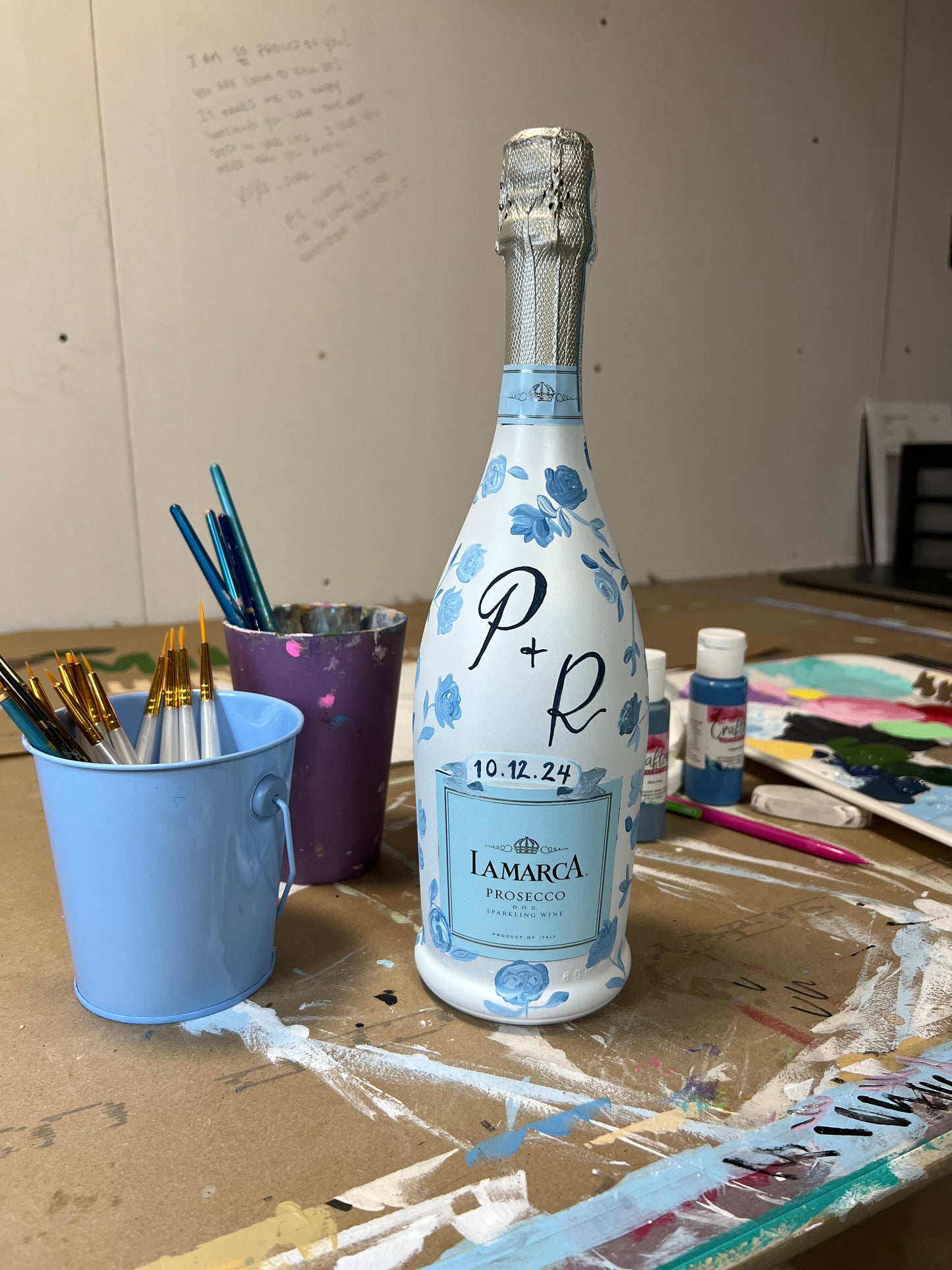 Customizable Celebratory Champagne Bottles