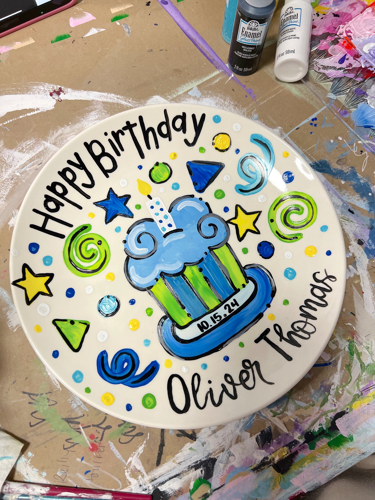 Customizable Celebratory Plate