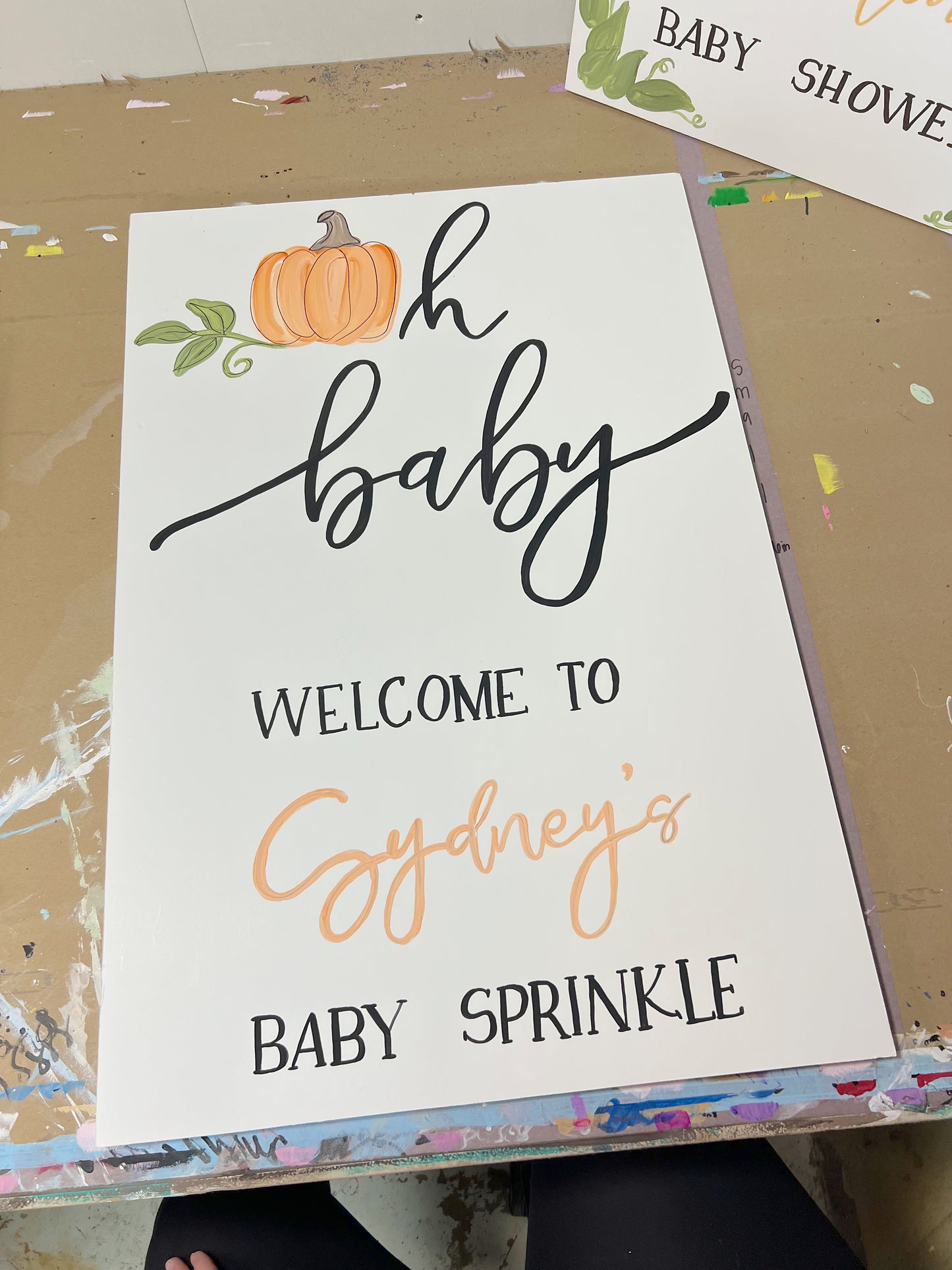 Customizable Hard Board Sign