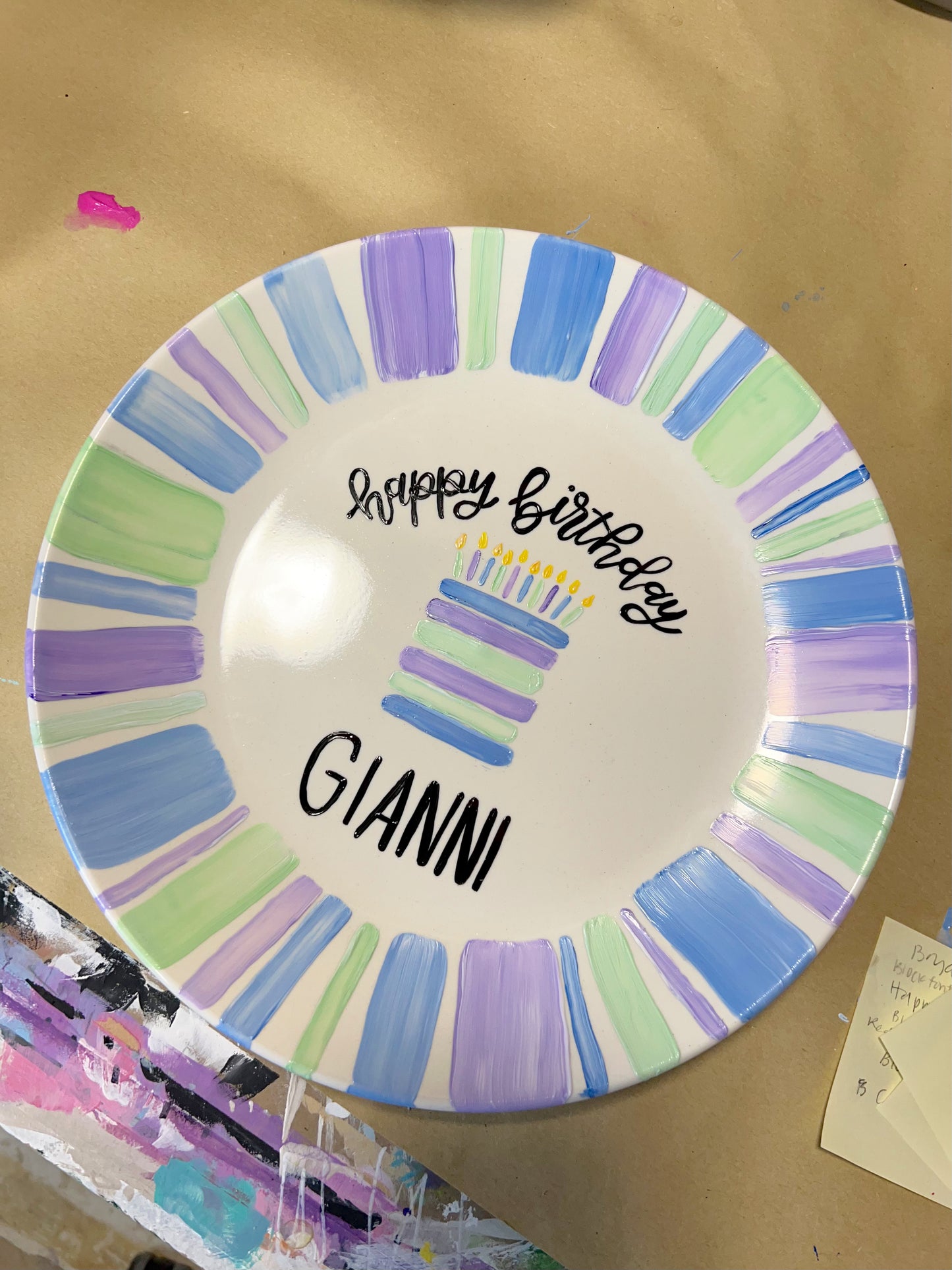 Customizable Celebratory Plate