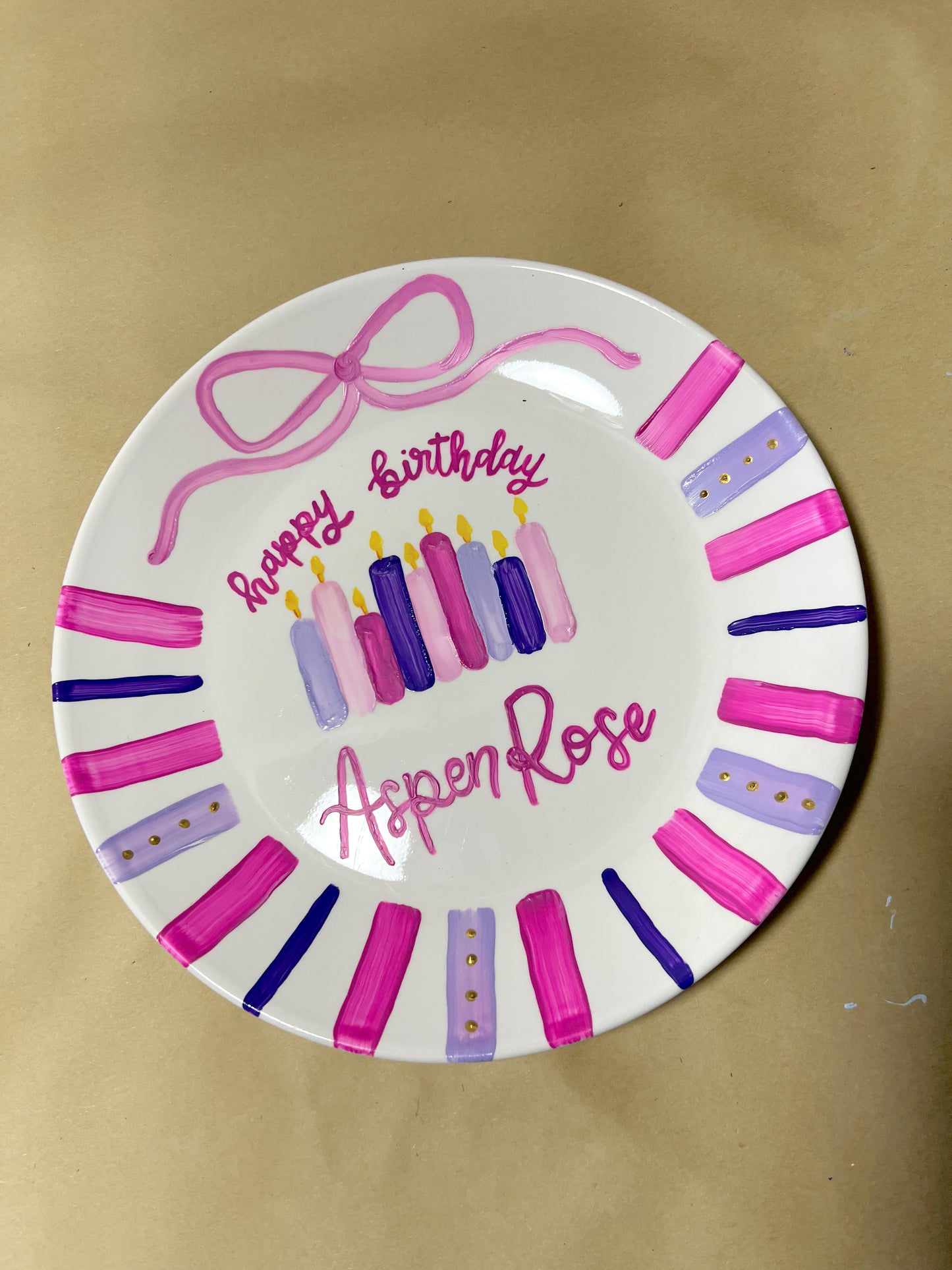 Customizable Celebratory Plate