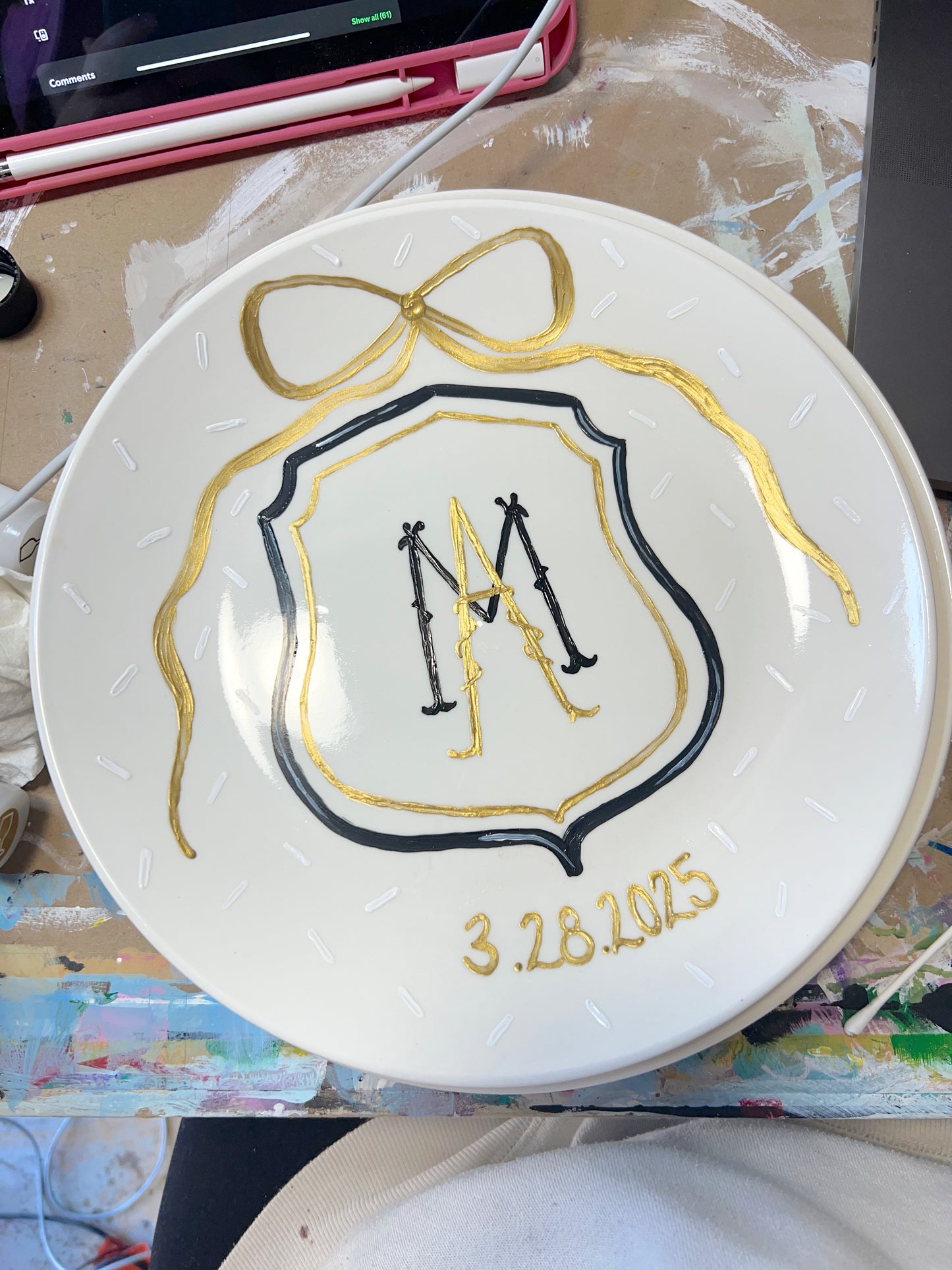 Customizable Celebratory Plate