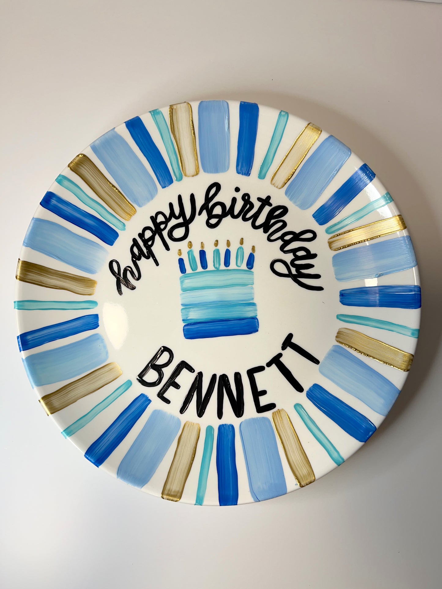 Customizable Celebratory Plate