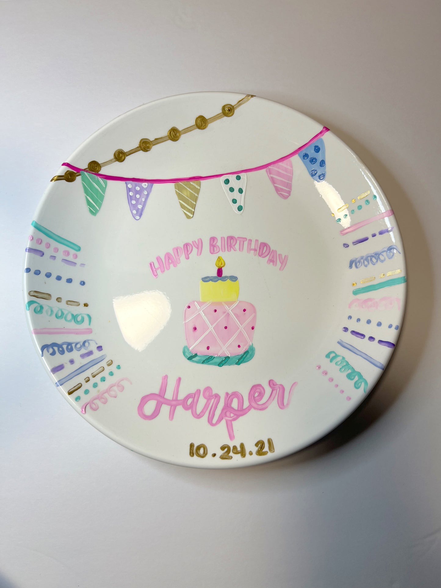Customizable Celebratory Plate