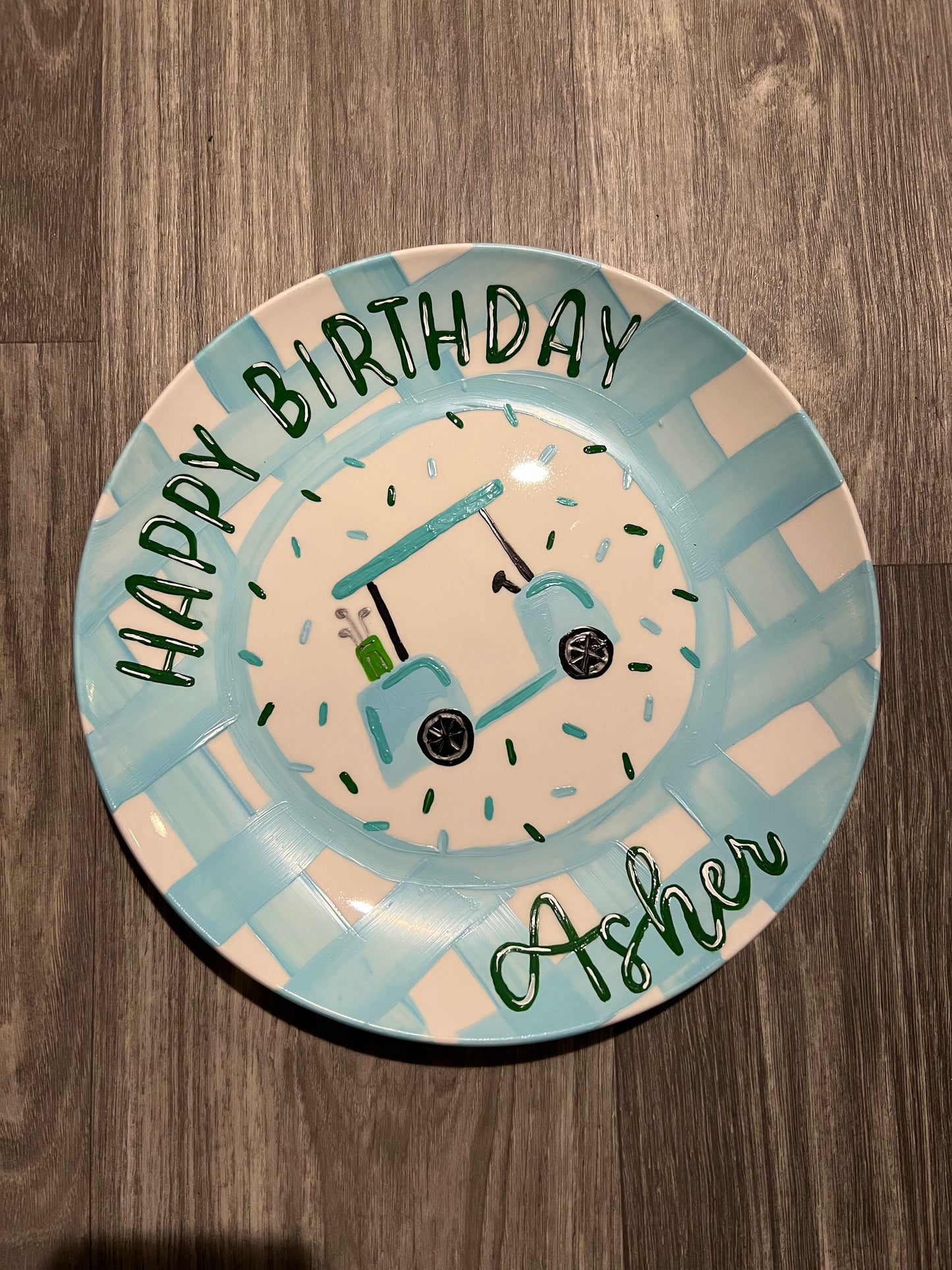 Customizable Celebratory Plate