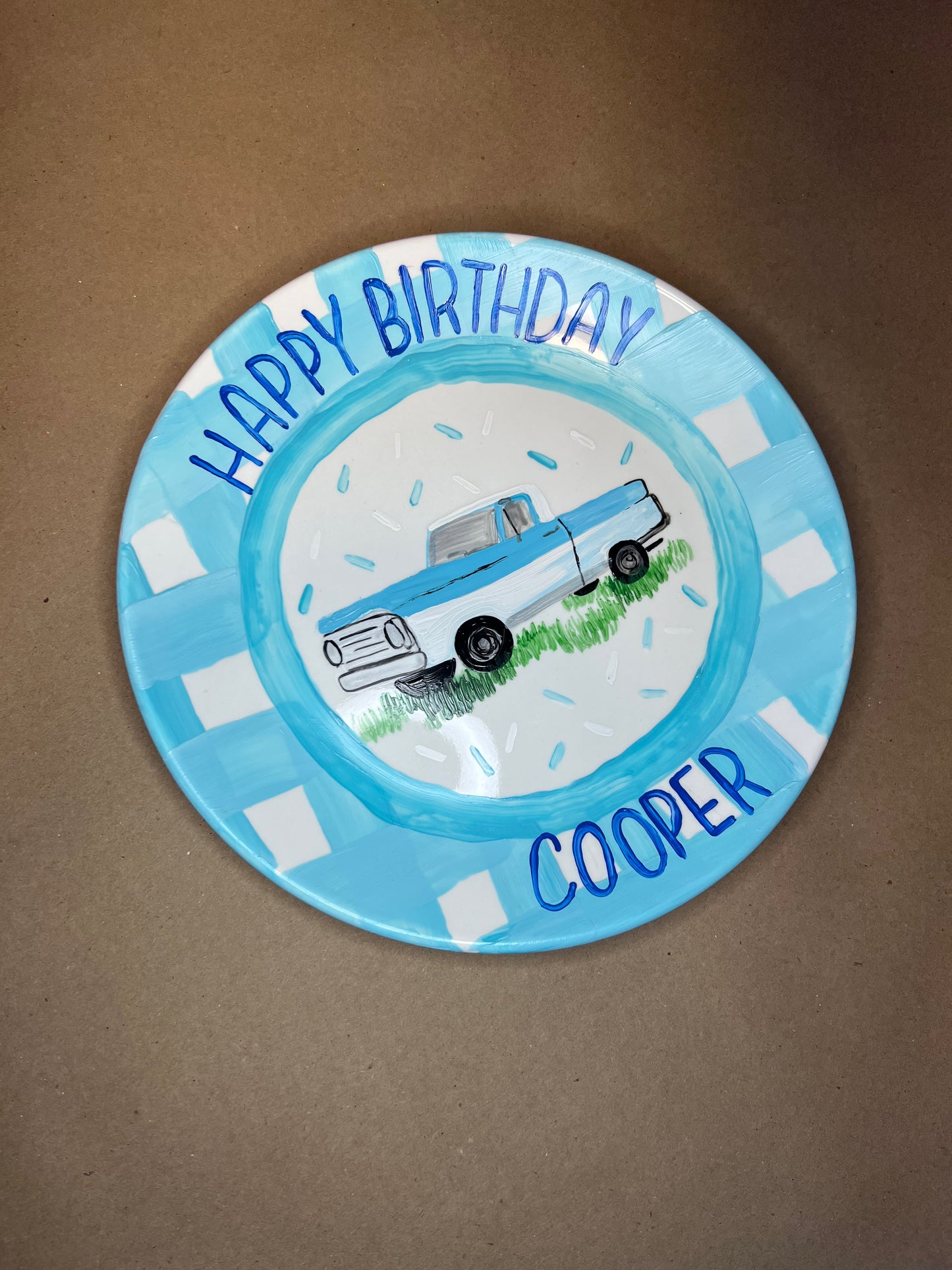 Customizable Celebratory Plate