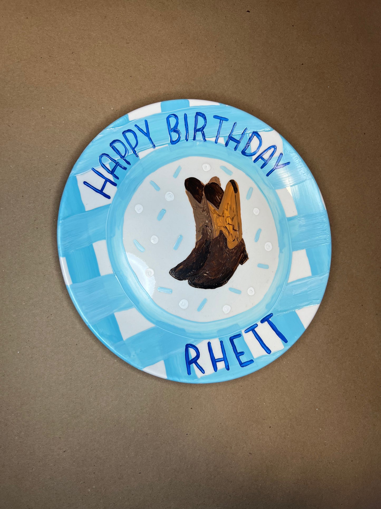 Customizable Celebratory Plate