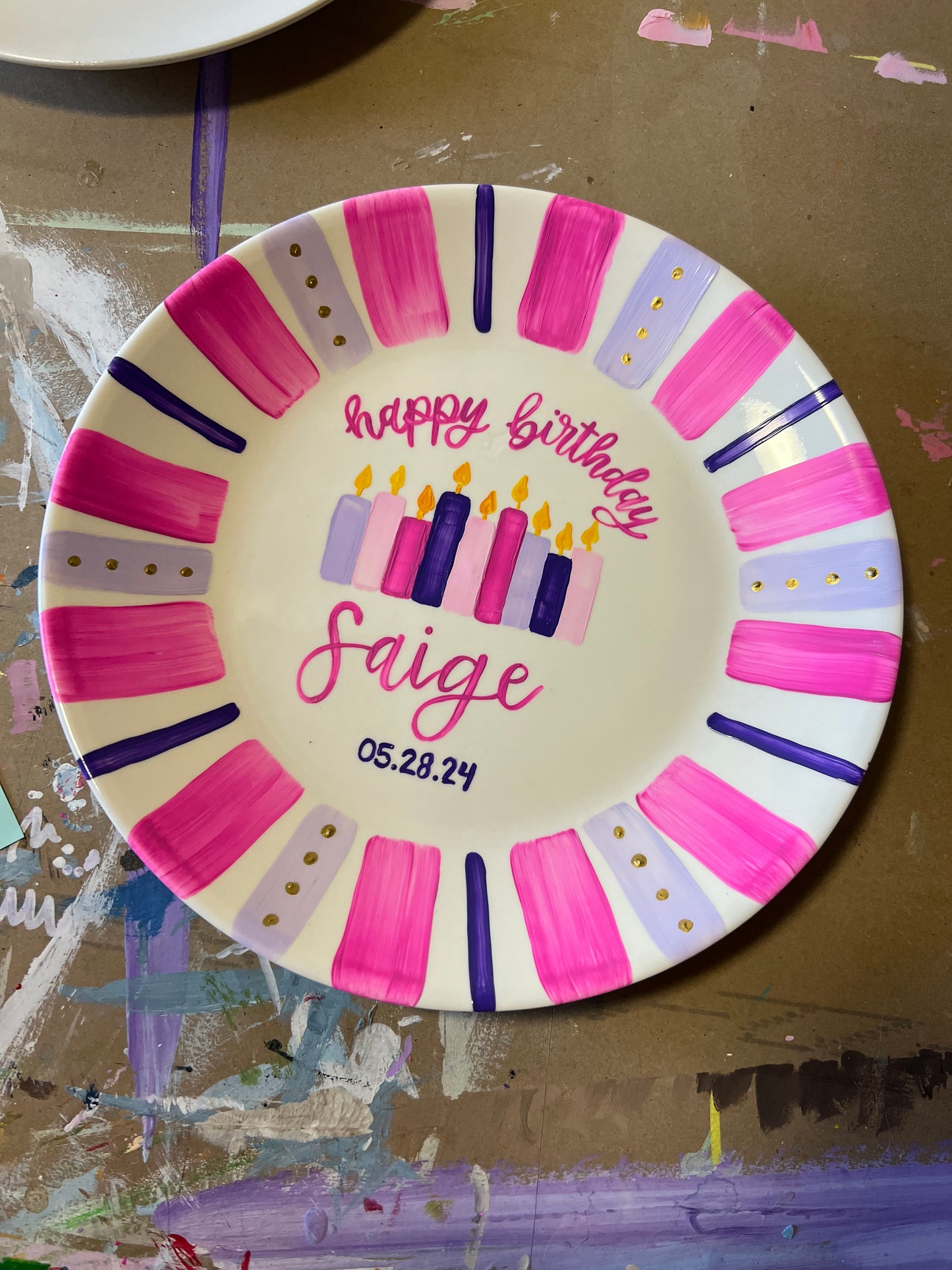 Customizable Celebratory Plate