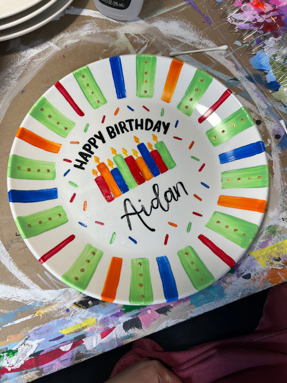 Customizable Celebratory Plate