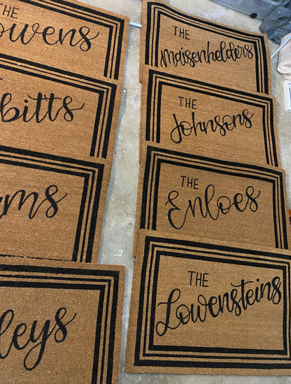 Customizable Doormat