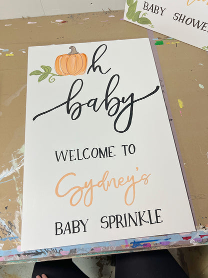 Customizable Hard Board Sign