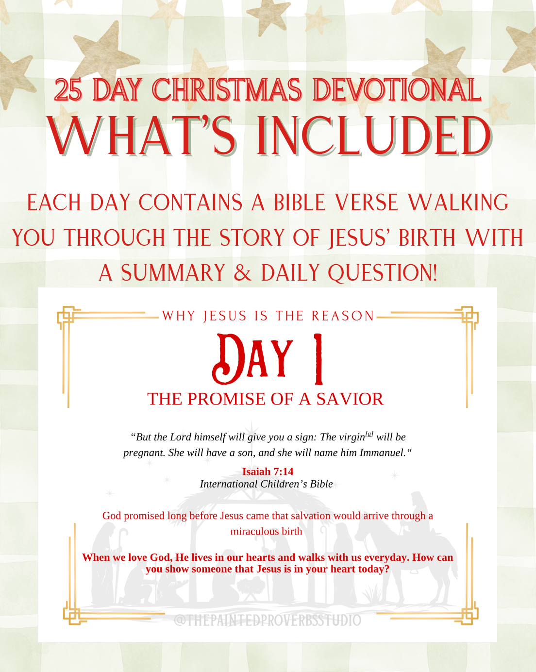 25 Days of Christmas Devotional: Walking Through the Birth of Jesus