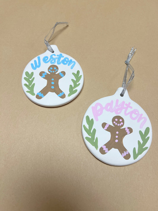 Gingerbread Ornament Pre Order